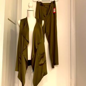 NWT Vince Camaro Olive Green Jump Suit.